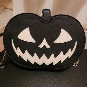 Mad Engine Jack o lantern pumpkin crossbody purse